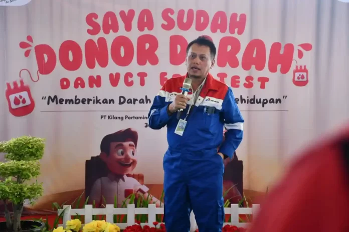 pertamina ru vi gelar donor darah