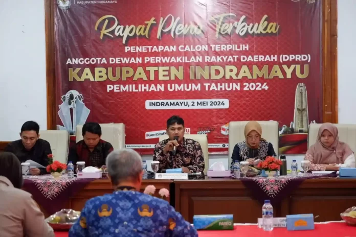 rapat pleno terbuka kpu indramayu