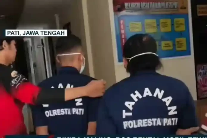 tersangka pengeroyokan bos rental di pati