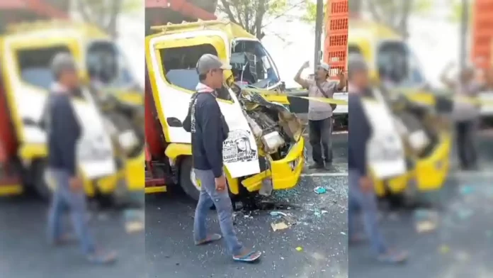 lakalantas pantura tuk tabrak mobil box