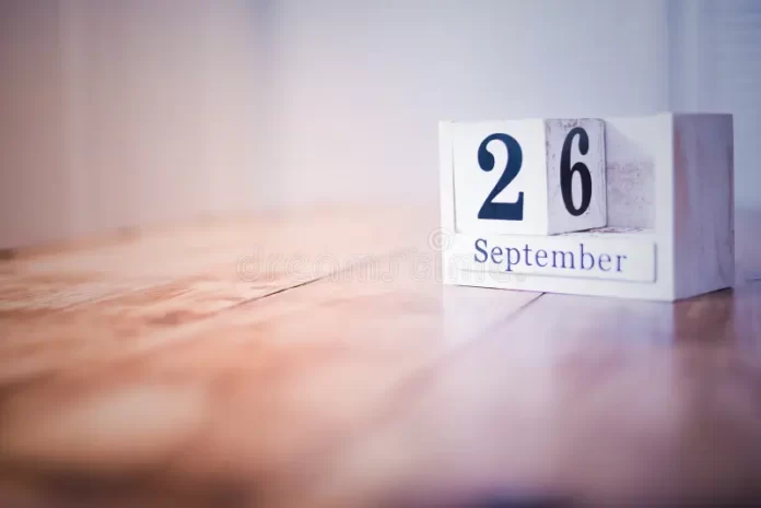 26 september