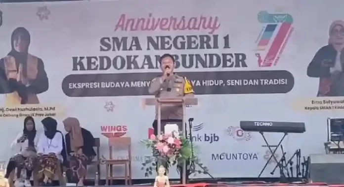 kapolsek kedokanbunder sosialisasi rekrutmen bakomsus polri 2024