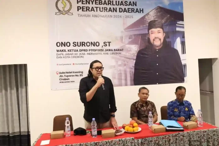 ono surono gelar penyebarluasan perda 4 tahun 2018