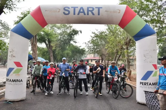 pertamina gelar gowes virtual bike sebusepro