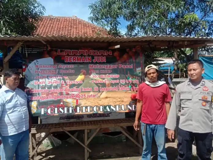 kapolsek kedokanbunder komitmen berantas segala bentuk perjudian