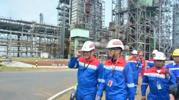 wamen bumn kunjungi pertamina balongan