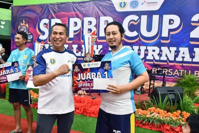 tim voli sp pertamina raih juara 1