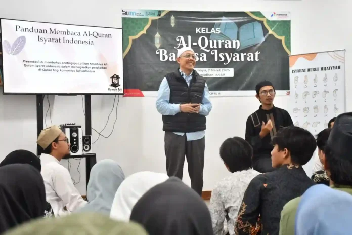 pertamina gelar pelatihan baca quran untuk tuna rungu-1