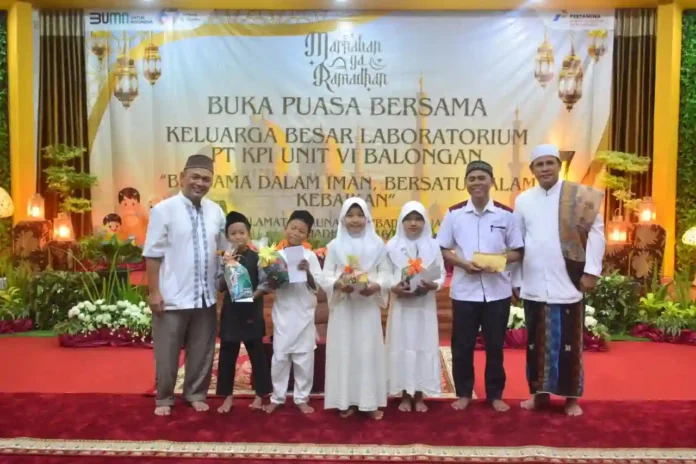 pertamina ru vi bagikan santunan ke anak yatim