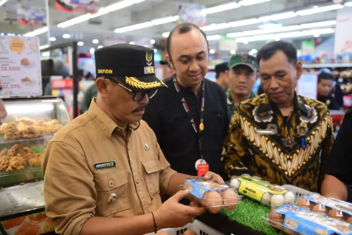 wabup syaefudin kunjungi pasar patrol