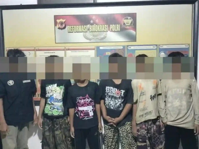 tawuran di kecamatan arahan